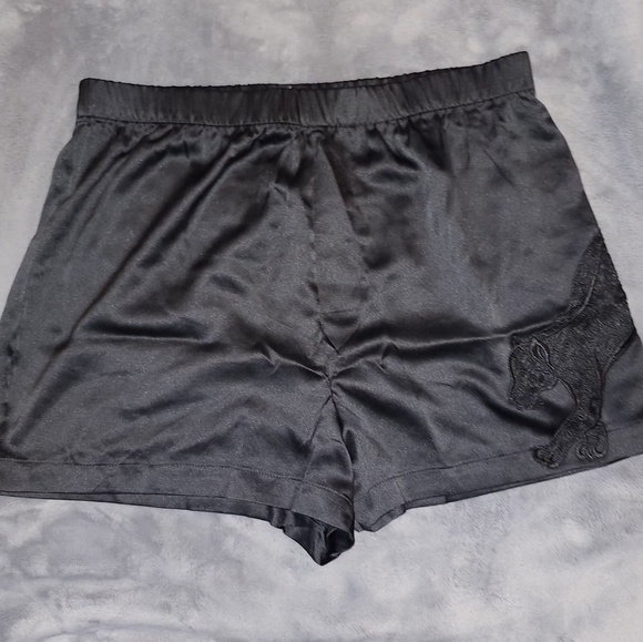 Victoria Secret Jaguar Satin Triangle Bralette And Boxer Short Size XL NWT - Picture 12 of 14